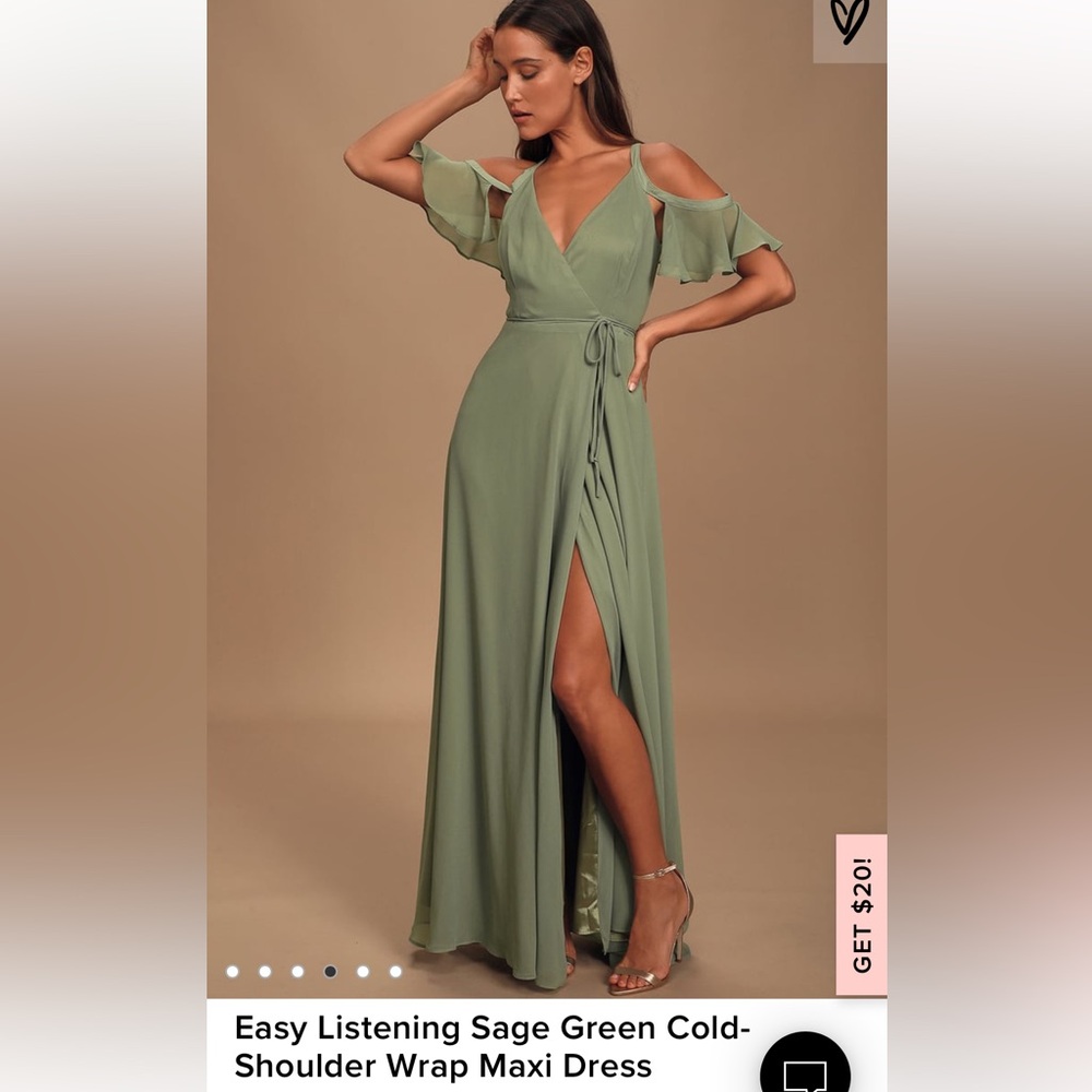 Sage Green Maxi dress